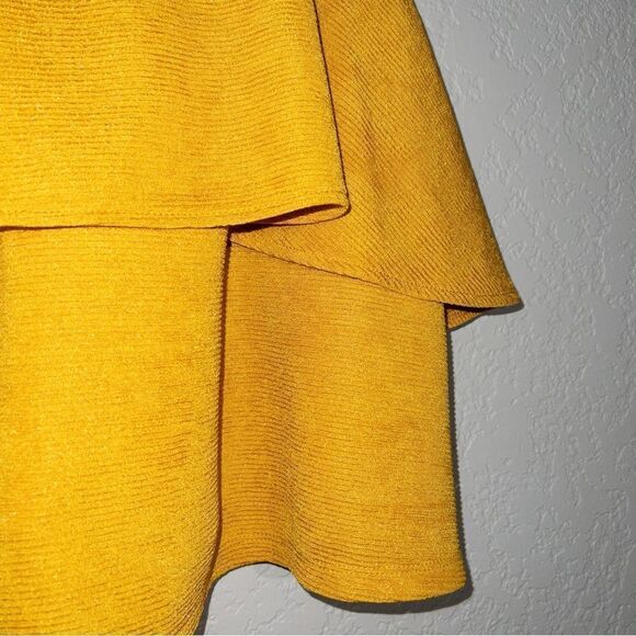 Madewell Yellow Texture &‎ Thread Tiered Tank Top Size Medium - Picture 3 of 8